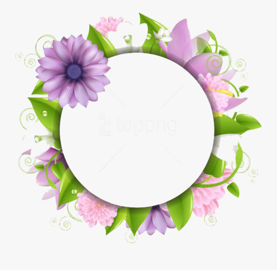 Free Png Flowers Borders Picture Png - Clip Arts Flowers Border, Transparent Clipart