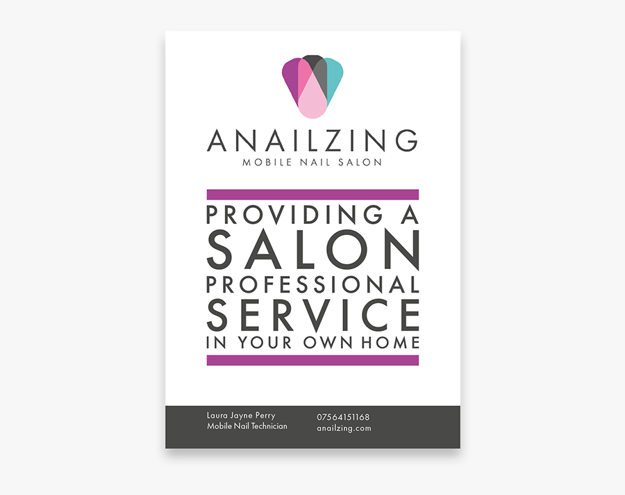 Clip Art Branding On Behance A - Do Mobile Nail Tech Cards, Transparent Clipart