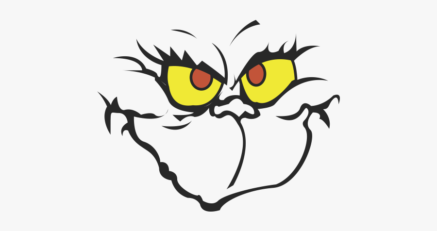 Grinch Face - Grinch Coloring Pages , Free Transparent Clipart - ClipartKey...