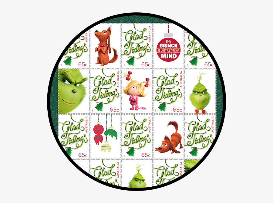 The Grinch Stamp Pack Product Photo Internal 1 Details - Circle, Transparent Clipart