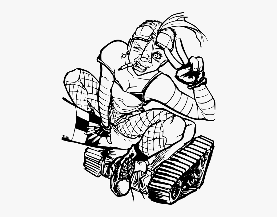 Tank Girl, Transparent Clipart