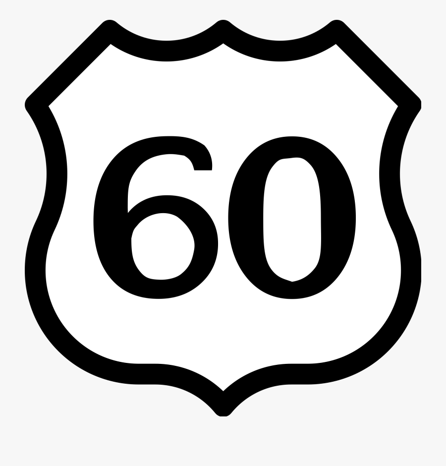 Symbol,font,number,clip Art,black And White - Ruta 55 Png, Transparent Clipart