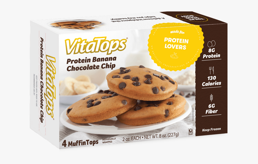 Clip Art Heck Of A Bunch - Vitatops Banana Chocolate Chip, Transparent Clipart