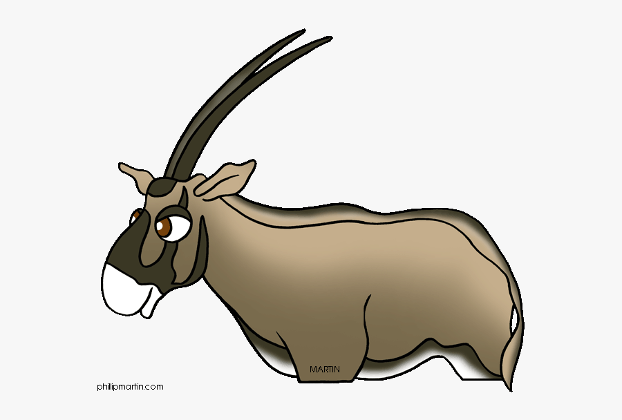 Antelope Clipart Oryx - Goat, Transparent Clipart