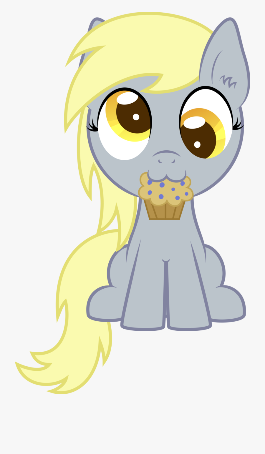 Blueberry Muffin Clipart Chibi - Derby My Little Pony, Transparent Clipart