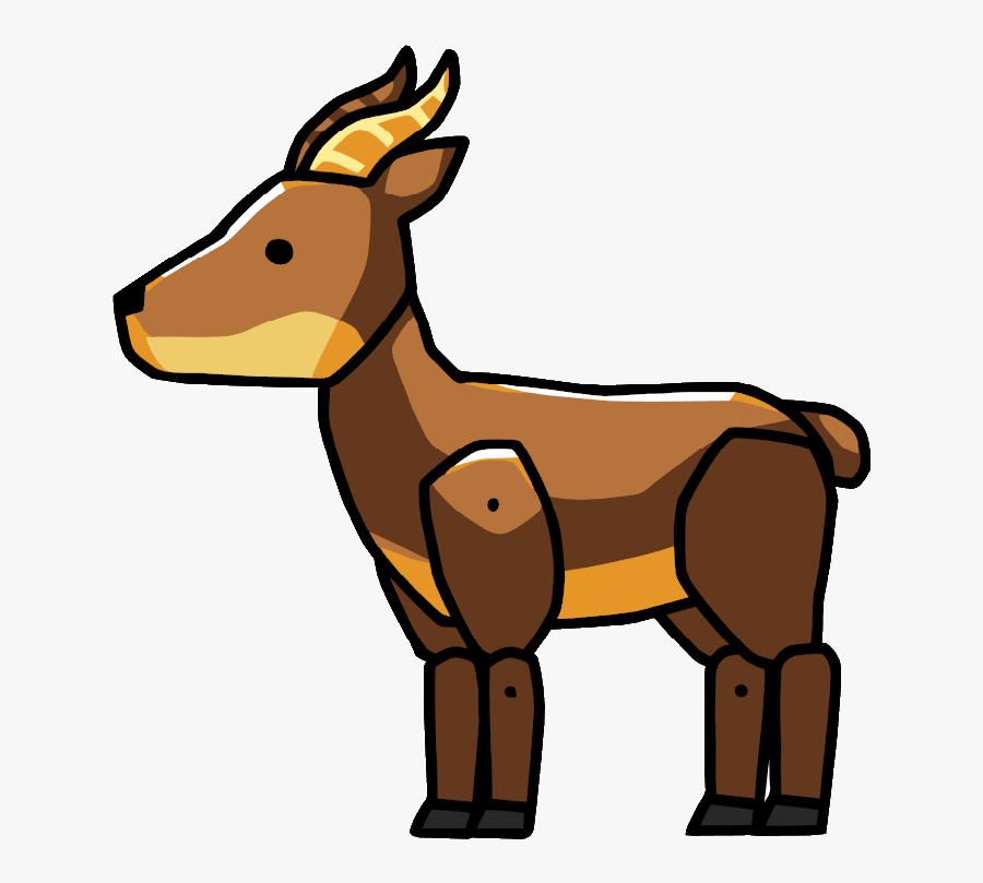 Antelope - Scribblenauts Antelope, Transparent Clipart