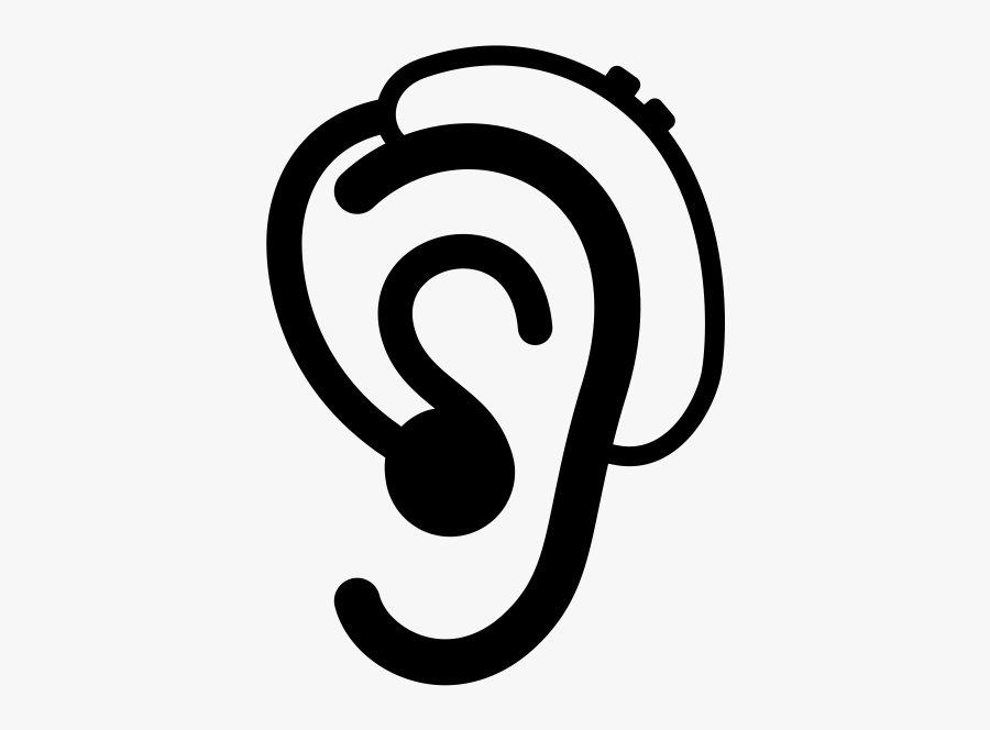 Using Hearing Aids - Ear With Hearing Aid Icon, free clipart download, png,...