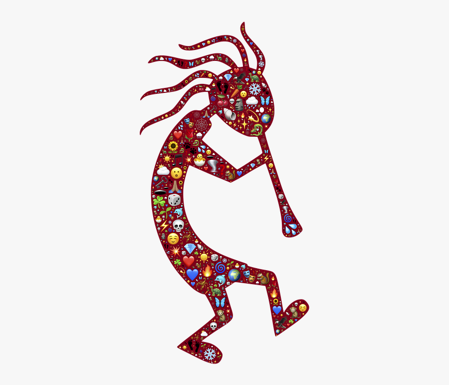 Kokopelli, Trickster, Symbol, Spirit, Fun, Emoji, Life - Kokopelli Sticker, Transparent Clipart