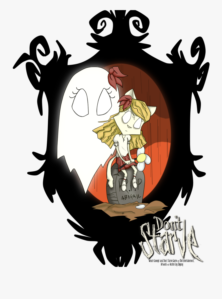 "that"s My Twin Sister, Abigail - Don T Starve Wendy Artwork, Transparent Clipart