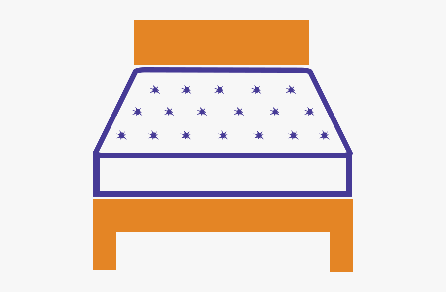 Mattress Icon, Transparent Clipart