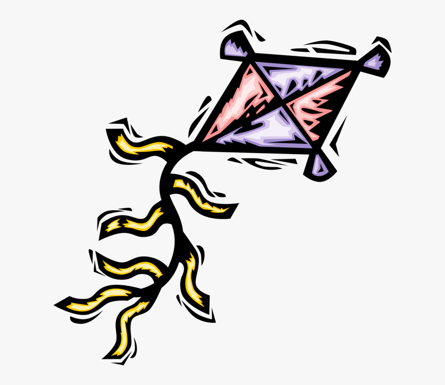 Vector Illustration Of Flying Tethered Heavier Than, Transparent Clipart