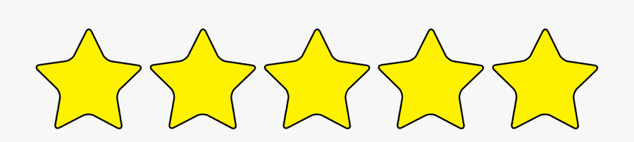 5 Star Rating Clipart, Transparent Clipart