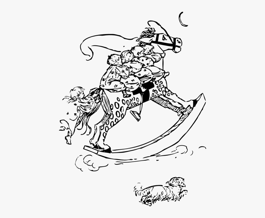 Rocking Horse Kids Toy - Kids Clip Art, Transparent Clipart