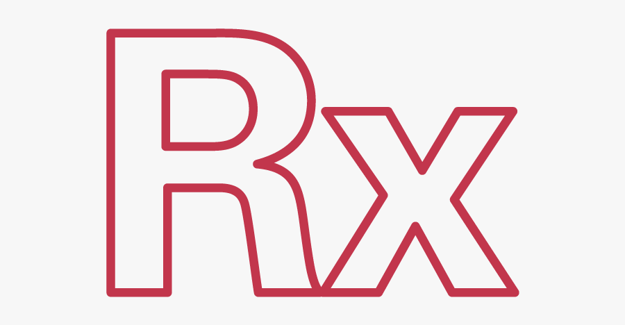 Clinician Education On Prescribing Practices Icon - Transparent Rx Symbol, Transparent Clipart