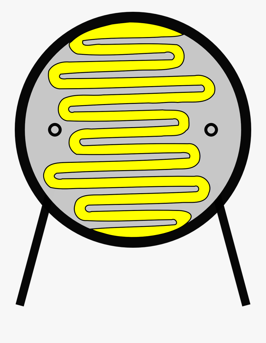 Light Electronics Electrical Free Picture - Light Dependent Resistor Clipart, Transparent Clipart