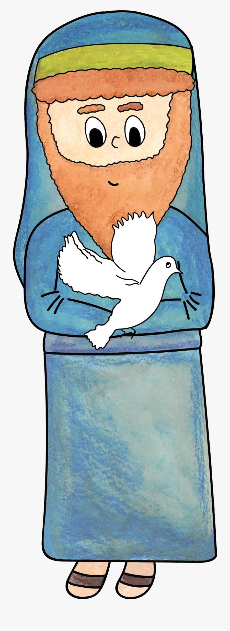 Noah, Transparent Clipart