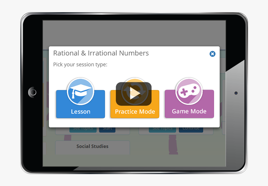 Clip Art Study Island For Home - Tablet Computer, Transparent Clipart