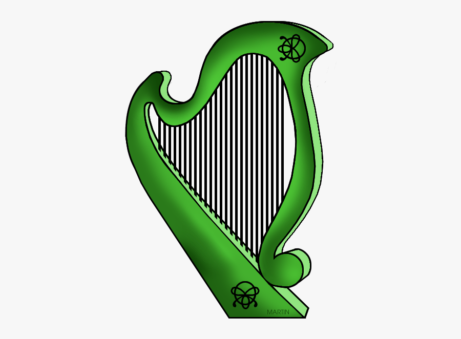 Celtic Harp - Harpist, Transparent Clipart