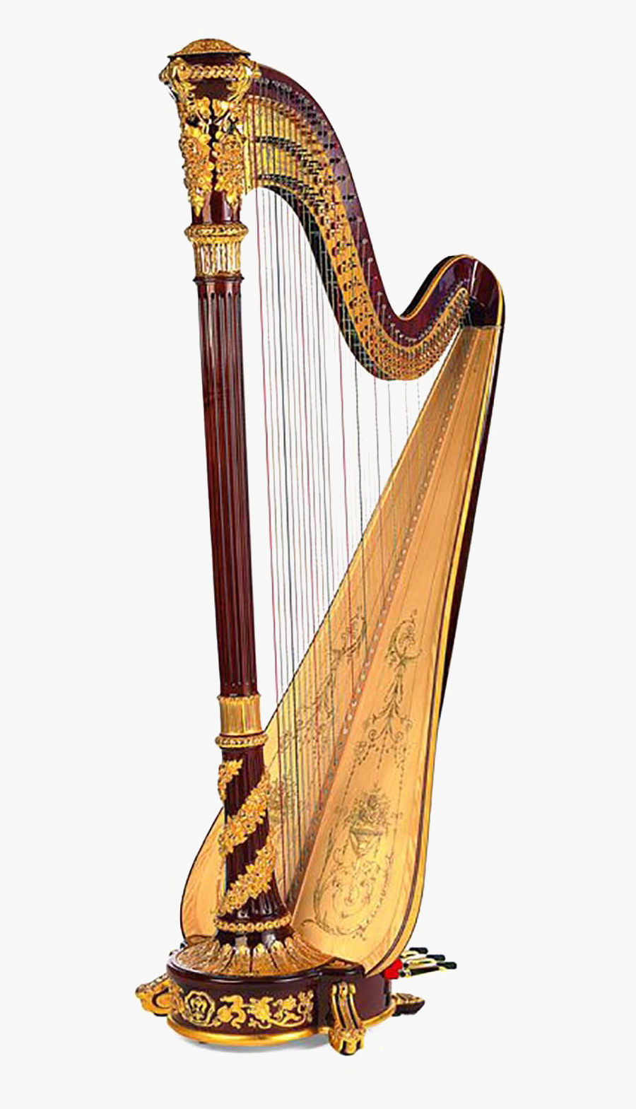 Prince William Harp, Transparent Clipart