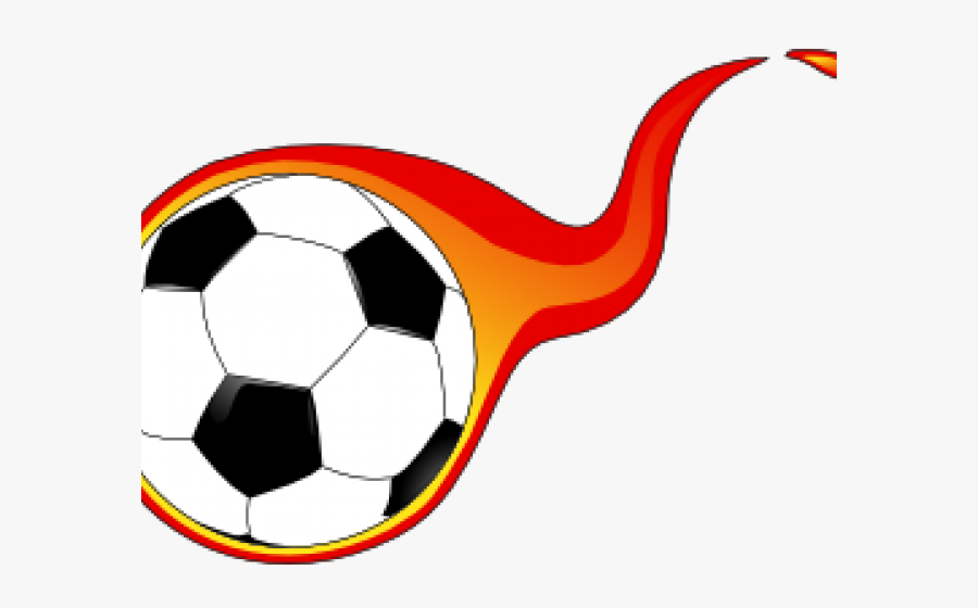 Soccer Balls Clipart - Soccer Ball Fire Transparent, Transparent Clipart