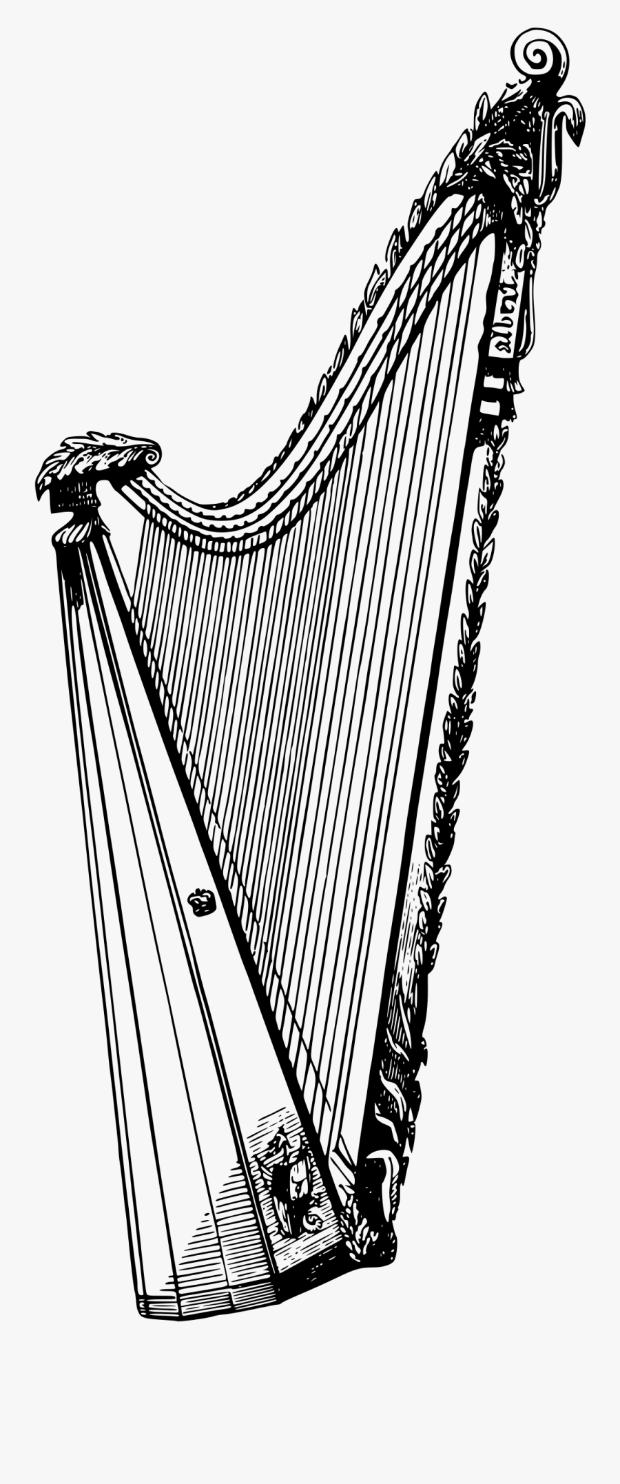 Harp 3 Clip Arts - Cable-stayed Bridge, Transparent Clipart