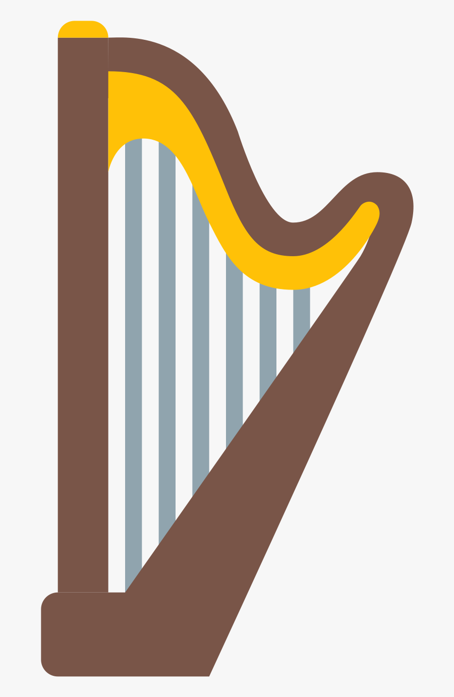 A Harp Icon Has Many Parts Connected Together, On One - Illustration, Transparent Clipart