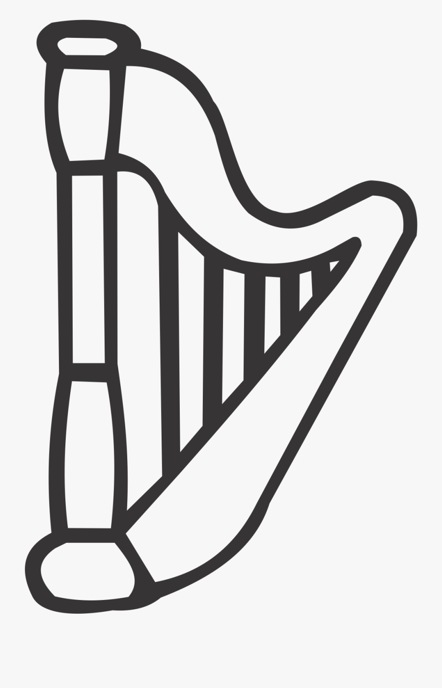 Harp, Transparent Clipart