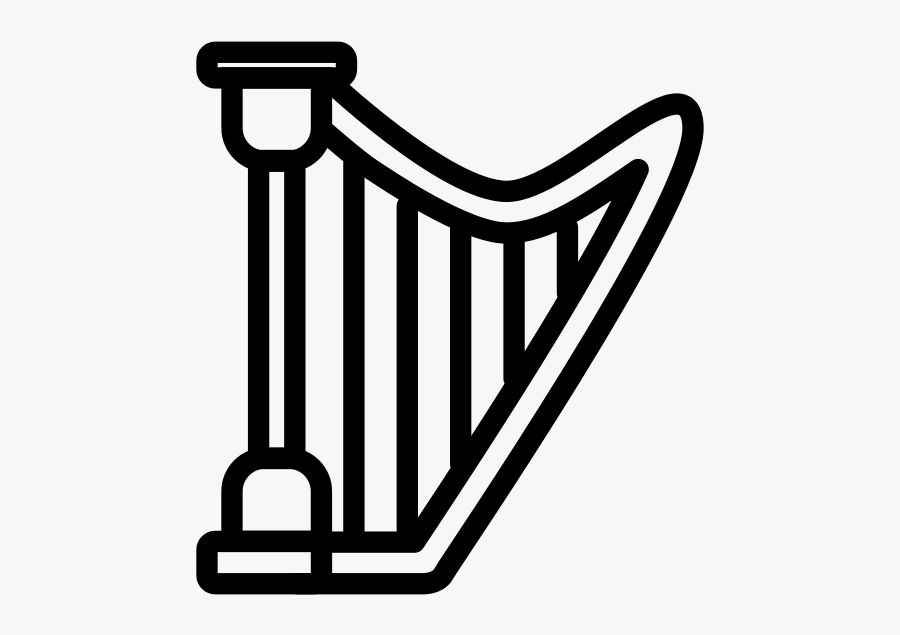 Harp, Transparent Clipart