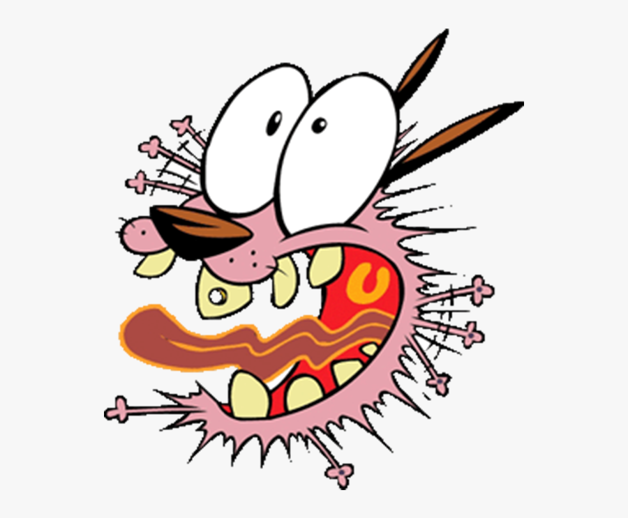 Courage The Cowardly Dog Tongue, Transparent Clipart