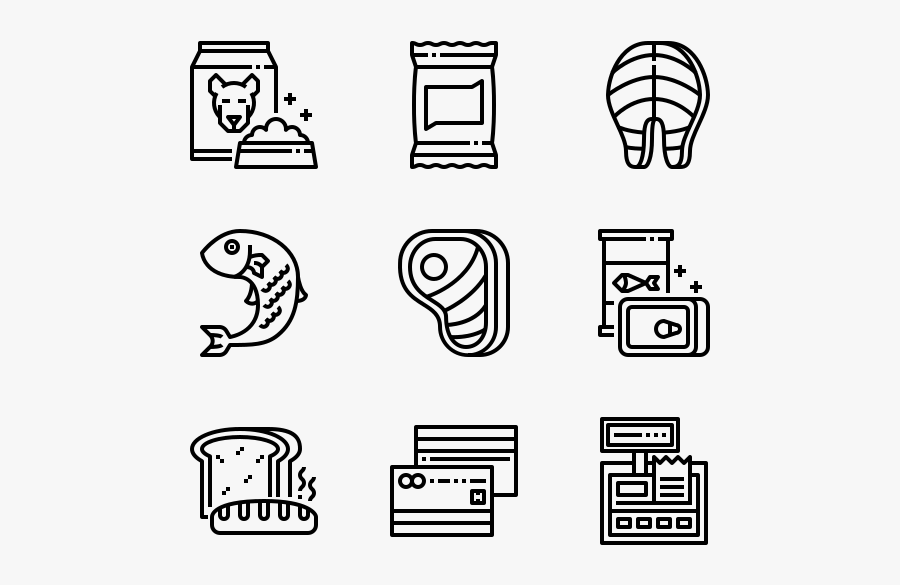 Supermarket - Design Vector Icon, Transparent Clipart