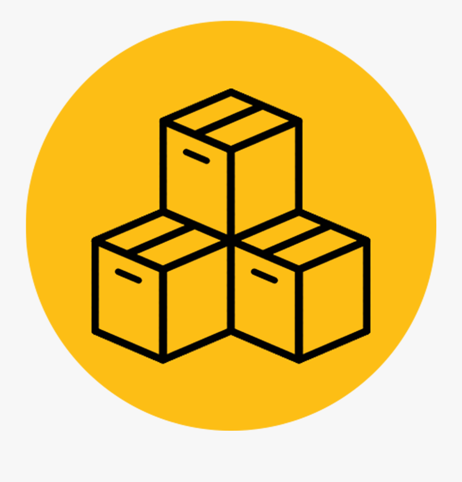 Cubes Icon, Transparent Clipart