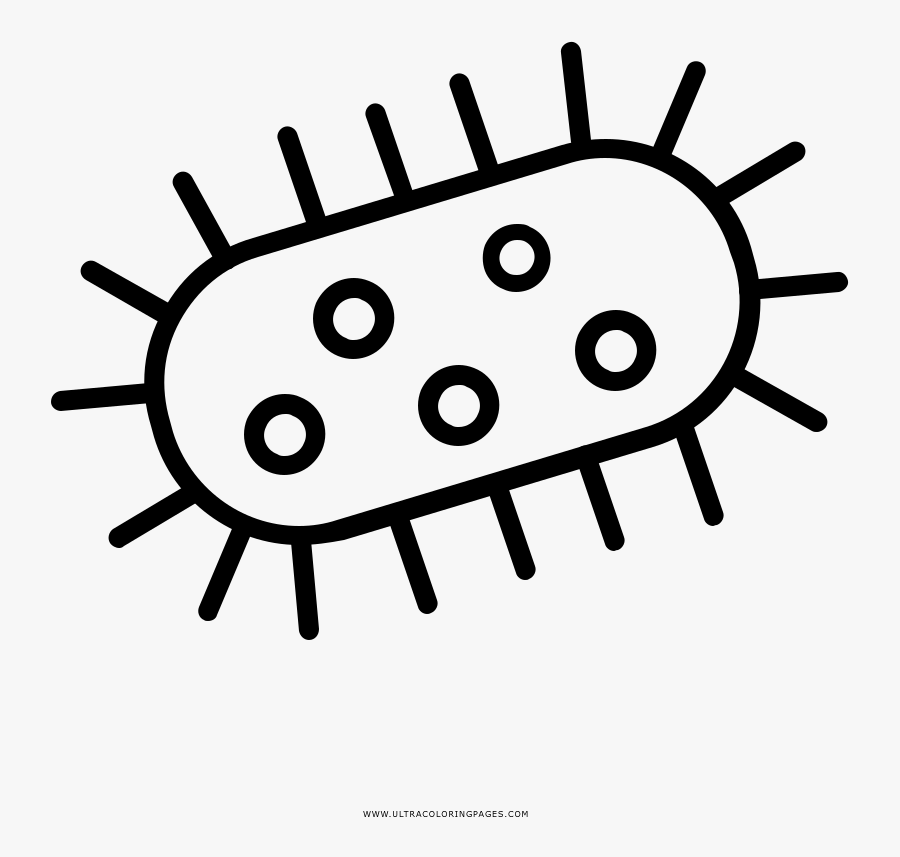 Modest Coloring Page Ultra - Single Flower Clipart Black And White, Transparent Clipart