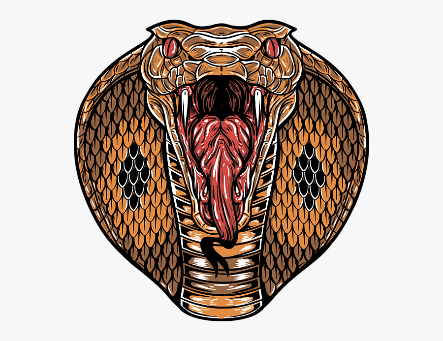 Cobra With Mouth Open, Transparent Clipart