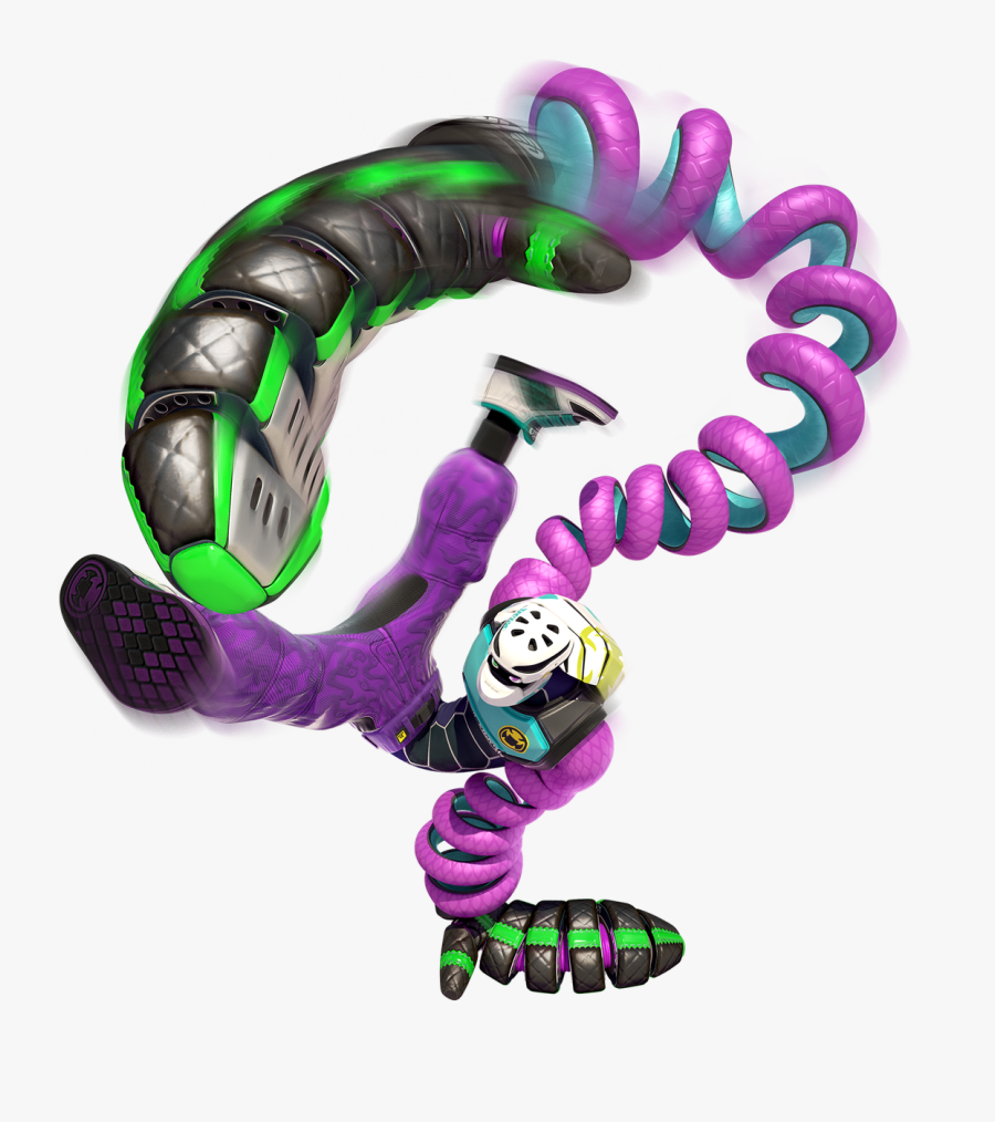 Arms Purple - Nintendo Switch Arms Characters, Transparent Clipart