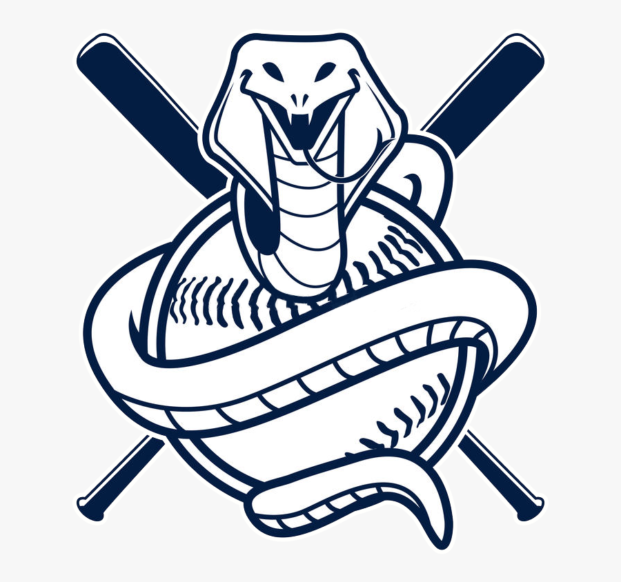 Cobra Baseball Logo, Transparent Clipart
