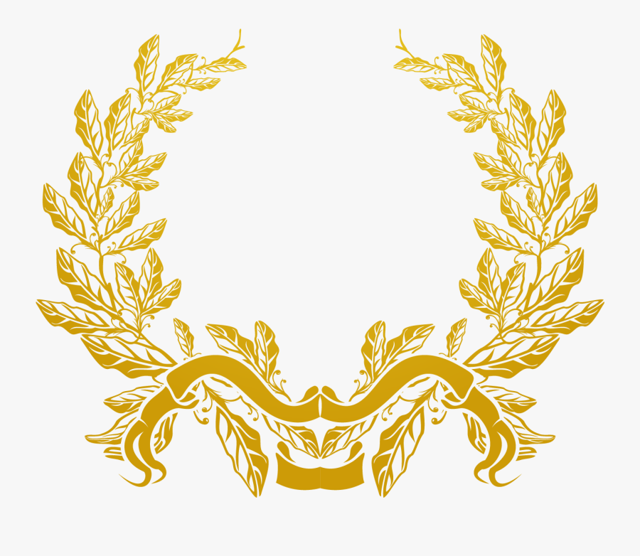 Vector Floral Laurel Png, Transparent Clipart