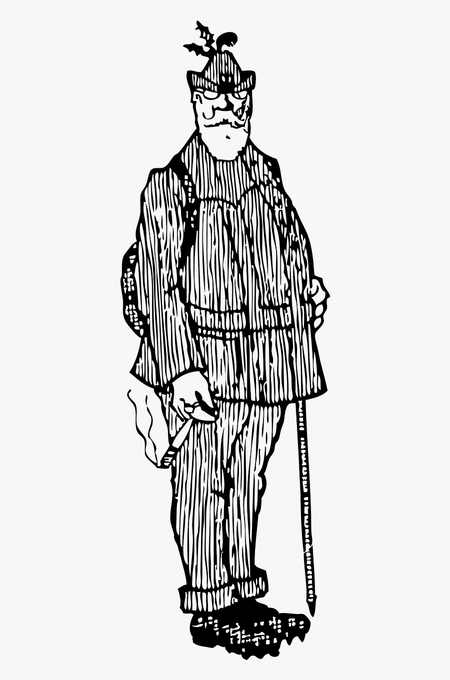 Person Man Hiking Free Picture - Clip Art, Transparent Clipart