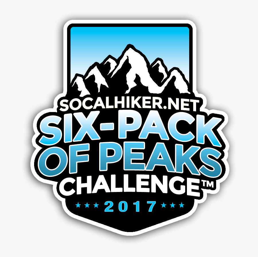 2017 Six-pack Of Peaks Sticker, Transparent Clipart