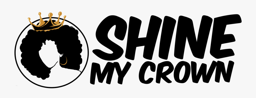 Shine My Crown - Crown On Afro Logo, Transparent Clipart