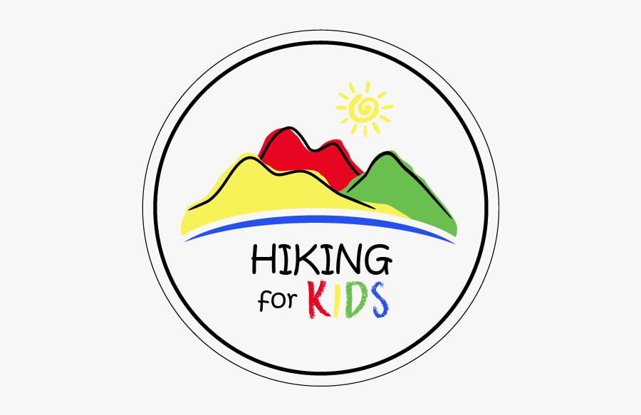 Hiking Kids Logo, Transparent Clipart