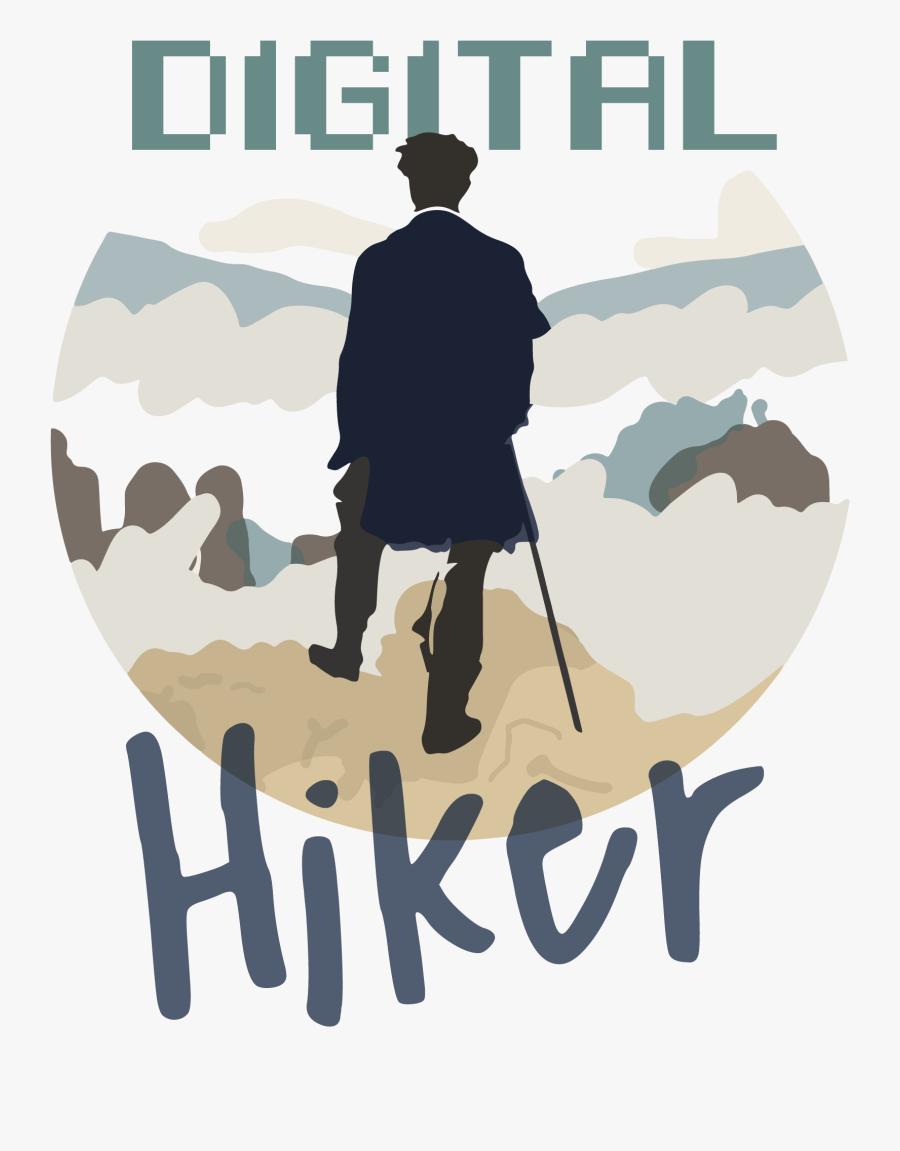 Digital Hiker - Illustration, Transparent Clipart