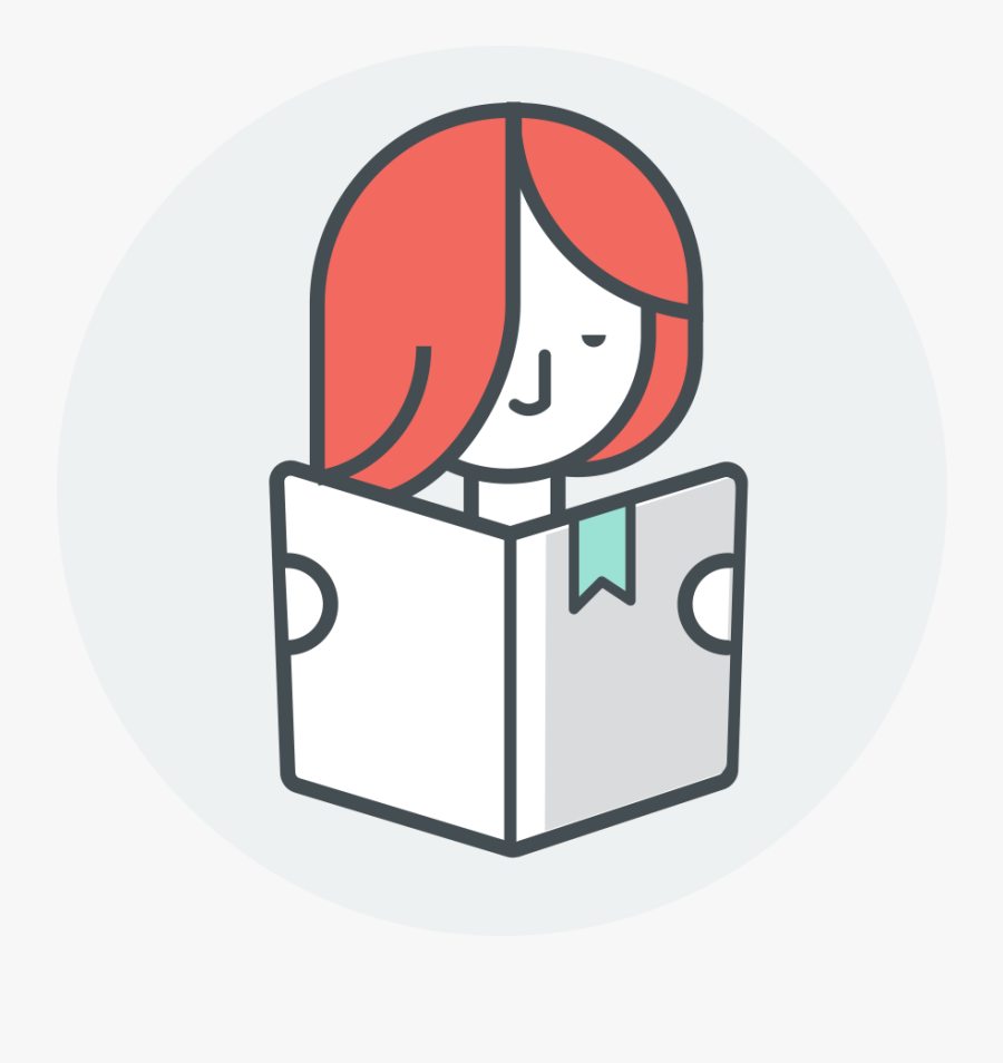 Book Cover Icon - Hombre Leyendo El Periodico Png, Transparent Clipart