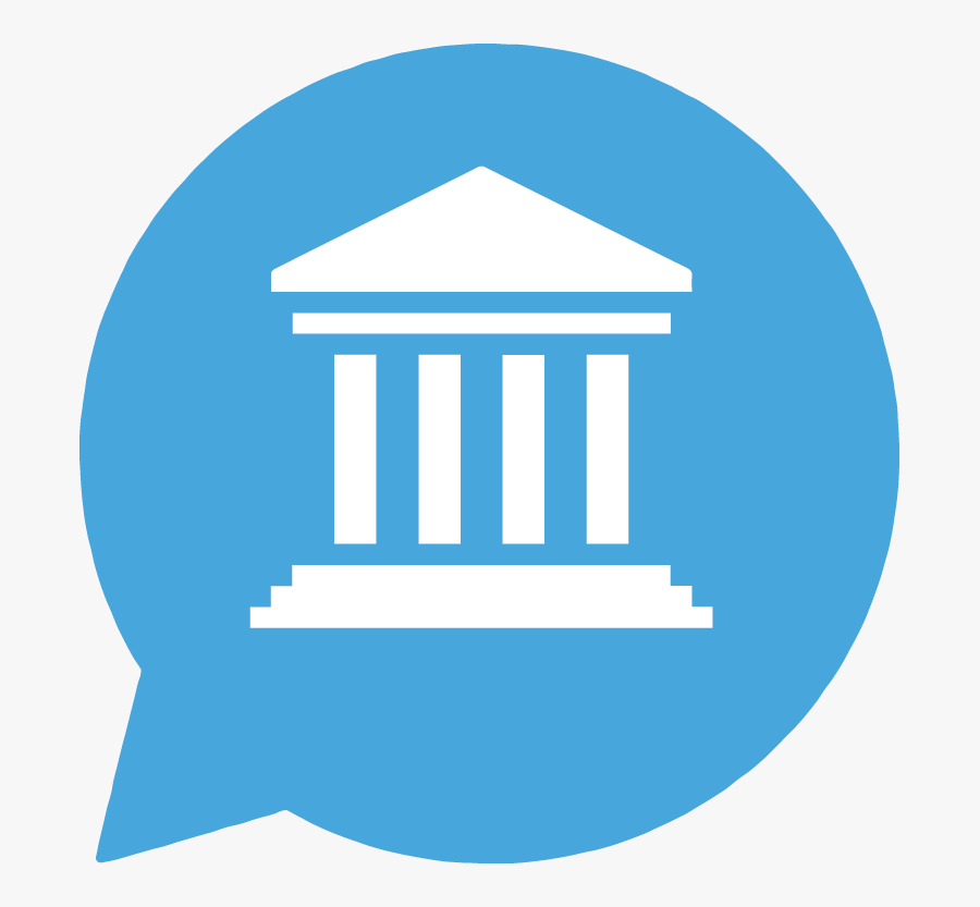 Writing To Your Mp, Visiting Your - Circle Institution Icon Png, Transparent Clipart