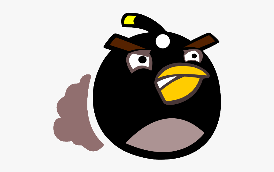Black Angry Birds Characters, Transparent Clipart