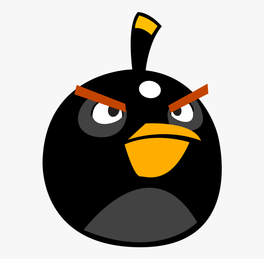 Angry Birds Black Png Clipart Angry Birds Friends Angry - Angry Bird Star Wars Png, Transparent Clipart