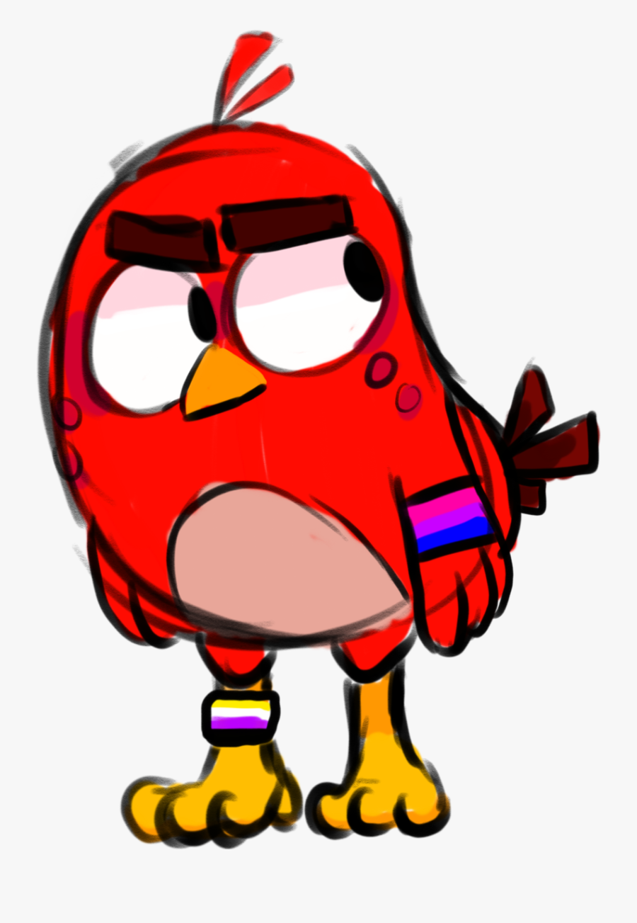 Angry Birds Chuck X Pig, Transparent Clipart