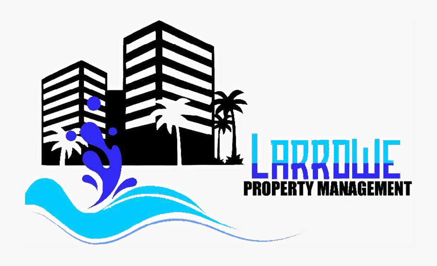 Larrowe Property Management, Llc - Palm Tree Clip Art Black, Transparent Clipart