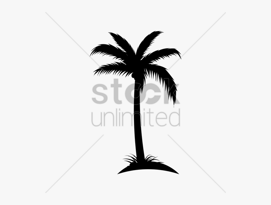 Pin Palm Tree Outline Clip Art - Hockey Puck On Ice Drawing, Transparent Clipart