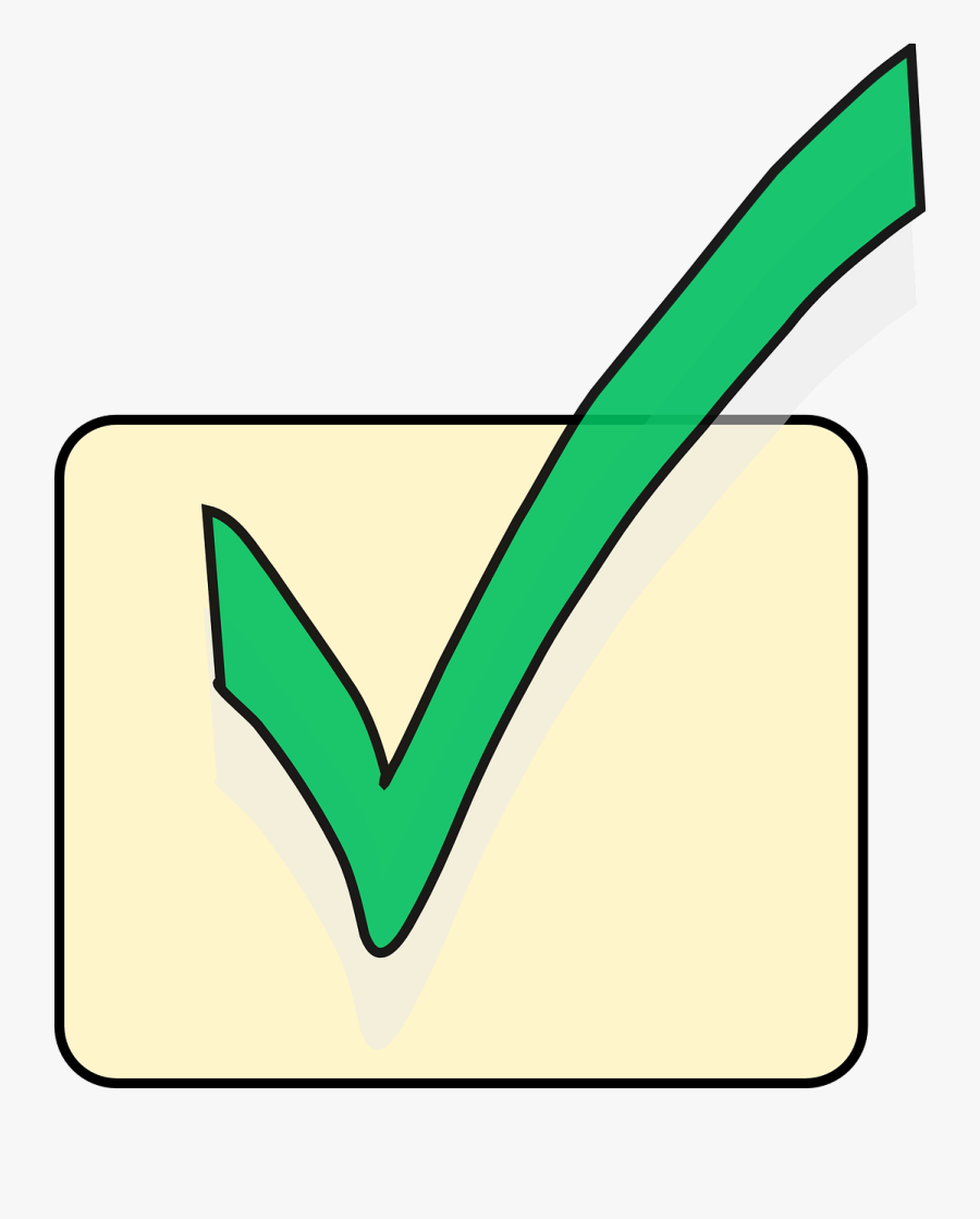 Check Mark Tick Free Picture - Biểu Tượng Dấu Check, Transparent Clipart