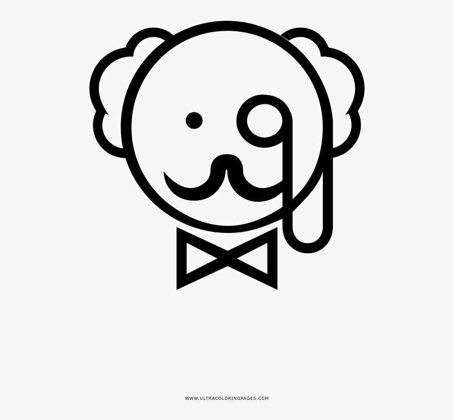 Waiter Coloring Page - Vector Graphics, Transparent Clipart